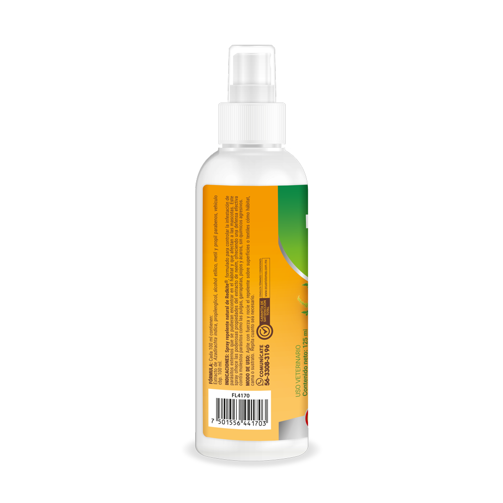 SPRAY REPELENTE DE PULGAS P/HABITAT DE AVES 125 ML